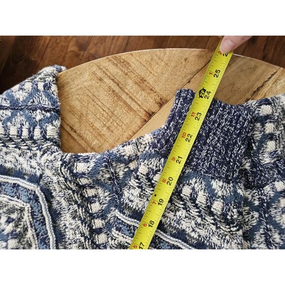 L.L Bean Marled Mock Neck Knit Cardigan Sweater Women's Size XL Zip Up - Picture 7 of 9